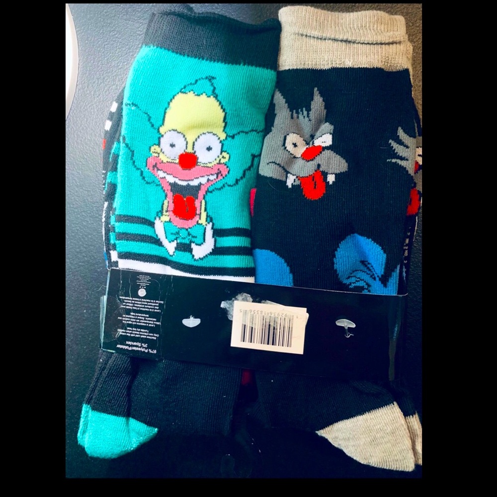 🍻😃The Simpsons 6-pack of socks🍺 - Picture 2 of 2